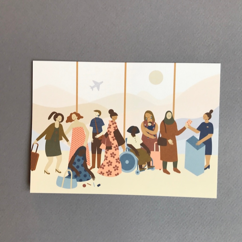 Framable Art/ Post Card Minerva Gonzales Martinez